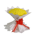 Buchet Gigant 101 Trandafiri de Săpun Galbeni – Simplu